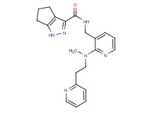 N-[(2-{methyl[2-(2-pyridinyl)ethyl]amino}-3-pyridinyl)methyl]-1,4,5,6-tetrahydrocyclopenta[c]pyrazole-3-carboxamide
