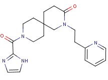 9-(1H-imidazol-2-ylcarbonyl)-2-(2-pyridin-2-ylethyl)-2,9-diazaspiro[5.5]undecan-3-one