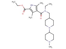 ethyl 4-({ethyl[(1'-methyl-1,4'-bipiperidin-4-yl)methyl]amino}carbonyl)-3,5-dimethyl-1H-pyrrole-2-carboxylate