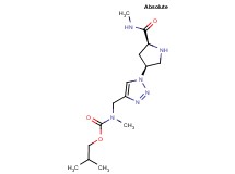 (4S)-4-(4-{[(isobutoxycarbonyl)(methyl)amino]methyl}-1H-1,2,3-triazol-1-yl)-N-methyl-L-prolinamide hydrochloride