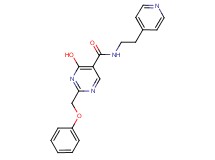 4-hydroxy-2-(phenoxymethyl)-N-(2-pyridin-4-ylethyl)pyrimidine-5-carboxamide
