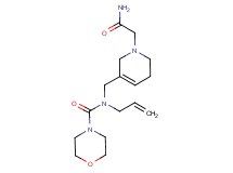N-allyl-N-{[1-(2-amino-2-oxoethyl)-1,2,5,6-tetrahydropyridin-3-yl]methyl}morpholine-4-carboxamide
