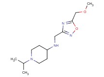 1-isopropyl-N-{[5-(methoxymethyl)-1,2,4-oxadiazol-3-yl]methyl}piperidin-4-amine