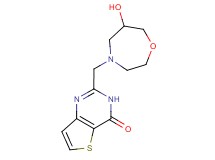 2-[(6-hydroxy-1,4-oxazepan-4-yl)methyl]thieno[3,2-d]pyrimidin-4(3H)-one