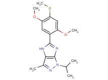 5-[2,5-dimethoxy-4-(methylthio)phenyl]-1-isopropyl-3-methyl-1,4-dihydroimidazo[4,5-c]pyrazole