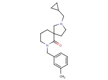 2-(cyclopropylmethyl)-7-(3-methylbenzyl)-2,7-diazaspiro[4.5]decan-6-one
