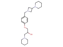 1-piperidin-1-yl-3-{4-[(3-piperidin-1-ylazetidin-1-yl)methyl]phenoxy}propan-2-ol