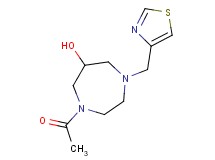 1-acetyl-4-(1,3-thiazol-4-ylmethyl)-1,4-diazepan-6-ol