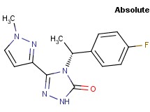 4-[(1R)-1-(4-fluorophenyl)ethyl]-5-(1-methyl-1H-pyrazol-3-yl)-2,4-dihydro-3H-1,2,4-triazol-3-one