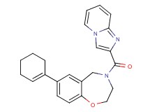 7-(1-cyclohexen-1-yl)-4-(imidazo[1,2-a]pyridin-2-ylcarbonyl)-2,3,4,5-tetrahydro-1,4-benzoxazepine