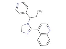 4-[1-(1-pyridin-4-ylpropyl)-1H-imidazol-2-yl]quinoline