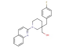 [3-(4-fluorobenzyl)-1-quinolin-2-ylpiperidin-3-yl]methanol