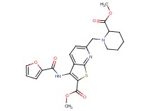 methyl 3-(2-furoylamino)-6-{[2-(methoxycarbonyl)-1-piperidinyl]methyl}thieno[2,3-b]pyridine-2-carboxylate