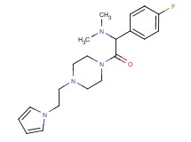 (1-(4-fluorophenyl)-2-oxo-2-{4-[2-(1H-pyrrol-1-yl)ethyl]-1-piperazinyl}ethyl)dimethylamine