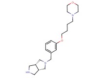 rel-(3aR,6aS)-2-{3-[4-(4-morpholinyl)butoxy]benzyl}octahydropyrrolo[3,4-c]pyrrole dihydrochloride