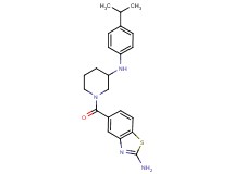5-({3-[(4-isopropylphenyl)amino]-1-piperidinyl}carbonyl)-1,3-benzothiazol-2-amine