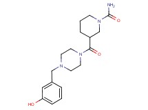 3-{[4-(3-hydroxybenzyl)-1-piperazinyl]carbonyl}-1-piperidinecarboxamide