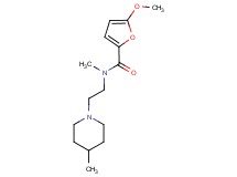 5-methoxy-N-methyl-N-[2-(4-methyl-1-piperidinyl)ethyl]-2-furamide trifluoroacetate