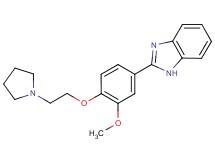 2-[3-methoxy-4-(2-pyrrolidin-1-ylethoxy)phenyl]-1H-benzimidazole