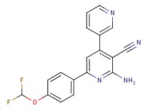 2'-amino-6'-[4-(difluoromethoxy)phenyl]-3,4'-bipyridine-3'-carbonitrile