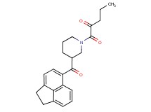 1-[3-(1,2-dihydroacenaphthylen-5-ylcarbonyl)piperidin-1-yl]-1-oxopentan-2-one