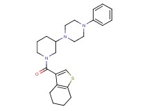 1-phenyl-4-[1-(4,5,6,7-tetrahydro-1-benzothien-3-ylcarbonyl)-3-piperidinyl]piperazine