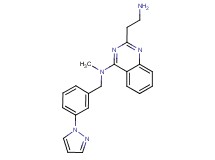 2-(2-aminoethyl)-N-methyl-N-[3-(1H-pyrazol-1-yl)benzyl]quinazolin-4-amine