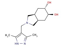 (3aR*,5S*,6S*,7aS*)-2-[(3,5-dimethyl-1H-pyrazol-4-yl)methyl]octahydro-1H-isoindole-5,6-diol