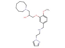 1-(1-azocanyl)-3-[2-methoxy-5-({[2-(1H-pyrazol-1-yl)ethyl]amino}methyl)phenoxy]-2-propanol