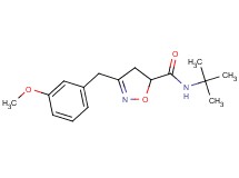 N-(tert-butyl)-3-(3-methoxybenzyl)-4,5-dihydro-5-isoxazolecarboxamide