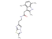 N-[2-(2-methylimidazo[2,1-b][1,3,4]thiadiazol-6-yl)ethyl]-2-(2,4,7-trimethyl-1H-indol-3-yl)acetamide