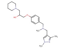 1-(4-{[[(1,3-dimethyl-1H-pyrazol-4-yl)methyl](methyl)amino]methyl}phenoxy)-3-(1-piperidinyl)-2-propanol