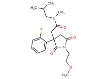 2-[3-(2-fluorophenyl)-1-(2-methoxyethyl)-2,5-dioxo-3-pyrrolidinyl]-N-isobutyl-N-methylacetamide