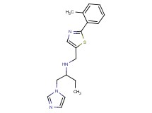 1-(1H-imidazol-1-yl)-N-{[2-(2-methylphenyl)-1,3-thiazol-5-yl]methyl}butan-2-amine
