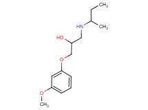 1-(sec-butylamino)-3-(3-methoxyphenoxy)-2-propanol