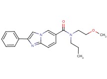 N-(2-methoxyethyl)-2-phenyl-N-propylimidazo[1,2-a]pyridine-6-carboxamide