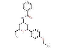 N-[(2S*,4R*,6S*)-2-(4-ethoxyphenyl)-6-ethyltetrahydro-2H-pyran-4-yl]benzamide