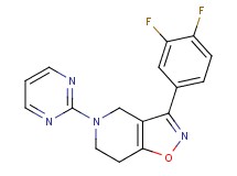 3-(3,4-difluorophenyl)-5-(2-pyrimidinyl)-4,5,6,7-tetrahydroisoxazolo[4,5-c]pyridine