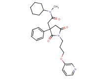 N-cyclohexyl-2-{2,5-dioxo-3-phenyl-1-[3-(3-pyridinyloxy)propyl]-3-pyrrolidinyl}-N-methylacetamide