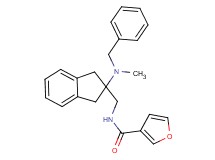 N-({2-[benzyl(methyl)amino]-2,3-dihydro-1H-inden-2-yl}methyl)-3-furamide