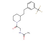 N-[2-oxo-2-(3-{2-[3-(trifluoromethyl)phenyl]ethyl}-1-piperidinyl)ethyl]acetamide