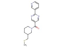 5-({3-[(methylthio)methyl]piperidin-1-yl}carbonyl)-2-pyridin-3-ylpyrimidine
