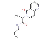 2-(5-oxo-1,6-naphthyridin-6(5H)-yl)-N-propylpropanamide