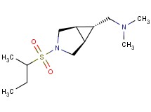 1-[(1R*,5S*,6r)-3-(sec-butylsulfonyl)-3-azabicyclo[3.1.0]hex-6-yl]-N,N-dimethylmethanamine