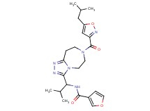 N-(1-{7-[(5-isobutyl-3-isoxazolyl)carbonyl]-6,7,8,9-tetrahydro-5H-[1,2,4]triazolo[4,3-d][1,4]diazepin-3-yl}-2-methylpropyl)-3-furamide