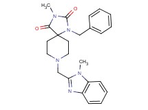 1-benzyl-3-methyl-8-[(1-methyl-1H-benzimidazol-2-yl)methyl]-1,3,8-triazaspiro[4.5]decane-2,4-dione