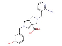 (3aS*,6aS*)-2-[(2-aminopyridin-3-yl)methyl]-5-(3-hydroxybenzyl)hexahydropyrrolo[3,4-c]pyrrole-3a(1H)-carboxylic acid
