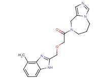 8-{[(4-methyl-1H-benzimidazol-2-yl)methoxy]acetyl}-6,7,8,9-tetrahydro-5H-imidazo[1,5-a][1,4]diazepine