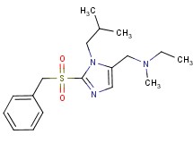 N-{[2-(benzylsulfonyl)-1-isobutyl-1H-imidazol-5-yl]methyl}-N-methylethanamine