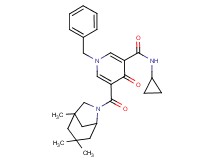 1-benzyl-N-cyclopropyl-4-oxo-5-[(1,3,3-trimethyl-6-azabicyclo[3.2.1]oct-6-yl)carbonyl]-1,4-dihydro-3-pyridinecarboxamide